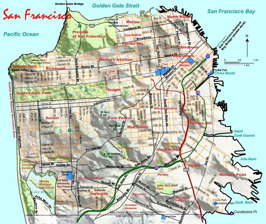 ap San Francisco pacēlums
