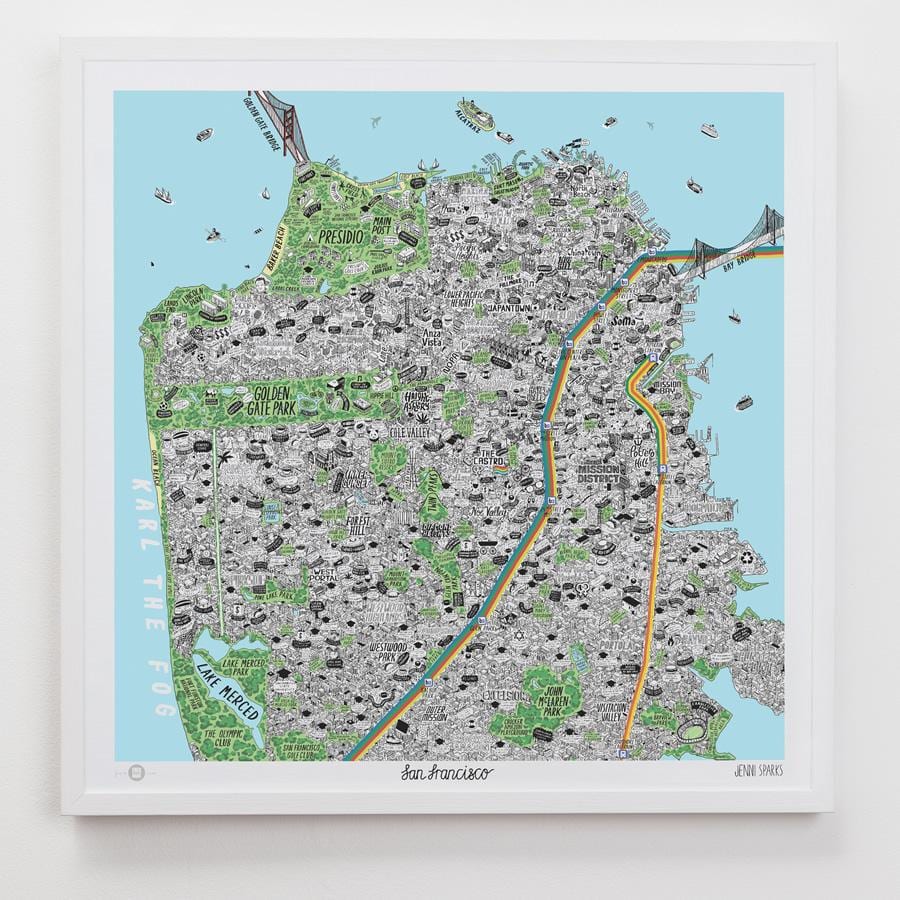 Karte San Francisko mākslas