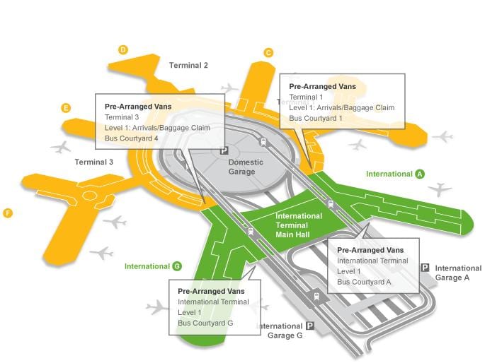 Karte San Francisco airport bagāžas prasību,