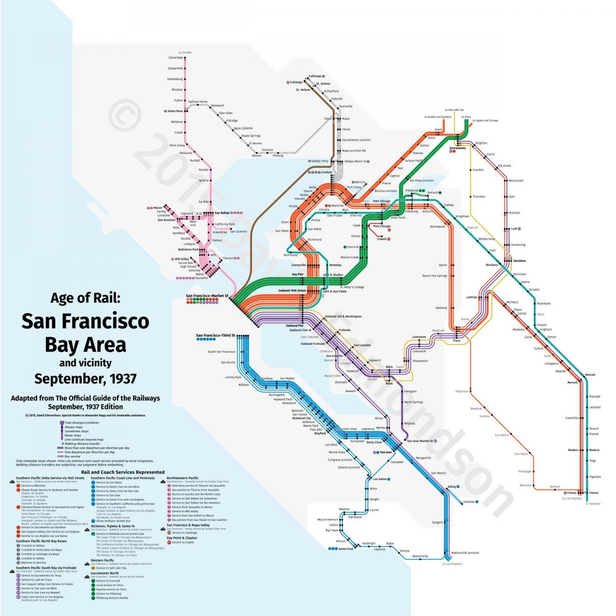 San Fran vilcienu karte