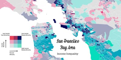 Karte bay area ienākumi