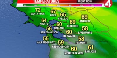Karte bay area temperatūra