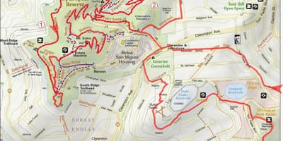 Karte bay area velosipēdu takas