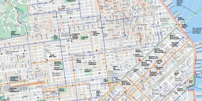 Karte detalizētu San Francisco