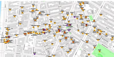 Karte geju jomā San Francisco 