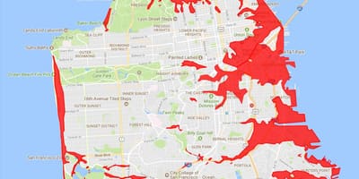 San Francisco jomās, lai izvairītos no kartes