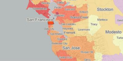 Karte mapp San Francisco