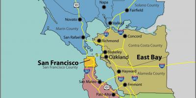San Francisco bay kartē