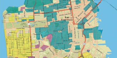 Karte San Francisco gis