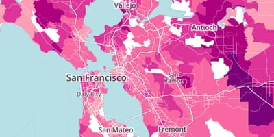 Karte bay area nekustamais īpašums
