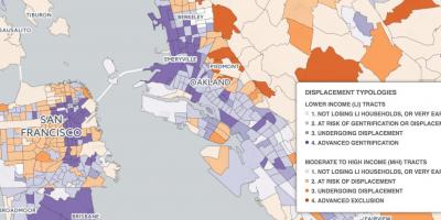 Karte San Francisco gentrification
