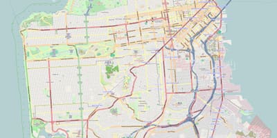 Karte San Francisco izklāsts