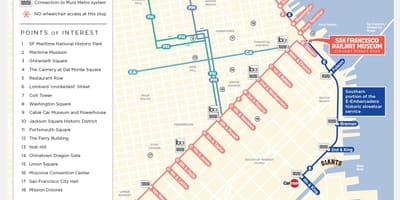 Karte San Francisco informācija