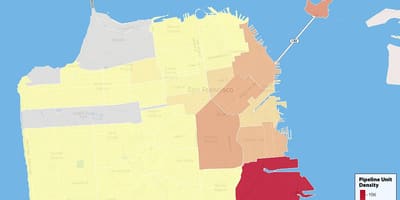 San Francisco valsts mājokļu karte