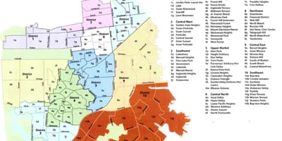 Karte San Francisco nekustamā īpašuma rajons