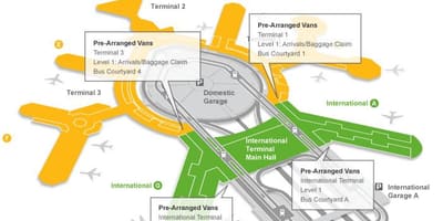 Karte San Francisco airport bagāžas prasību,