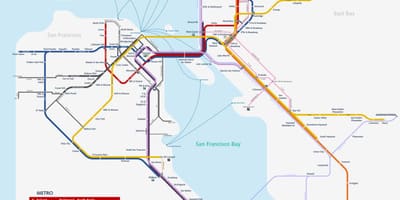 San Fran metro karte