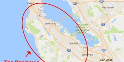Karte sanfrancisko pussalā 