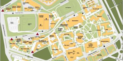 Sanfrancisko valsts universitātes campus kartes
