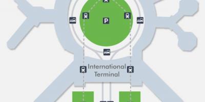Karte SFO airport terminal 1