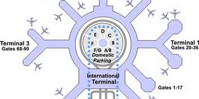 Karte SFO termināļa g