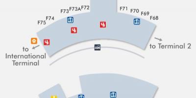 SFO airport karti terminālā 3
