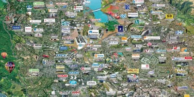 Silicon valley high tech karte