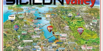 Silicon valley jomā karte