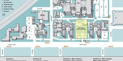 Karte ucSF medicīnas centrs