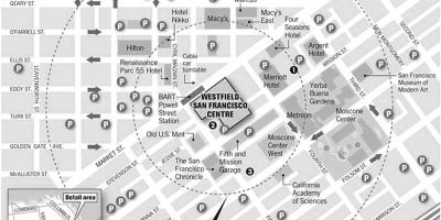 Karte westfield San Francisco